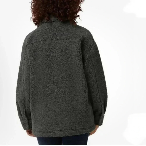 32 Degrees Ladies' Gray Cozy Shirt Jacket size M/L - NWT - Picture 3 of 8